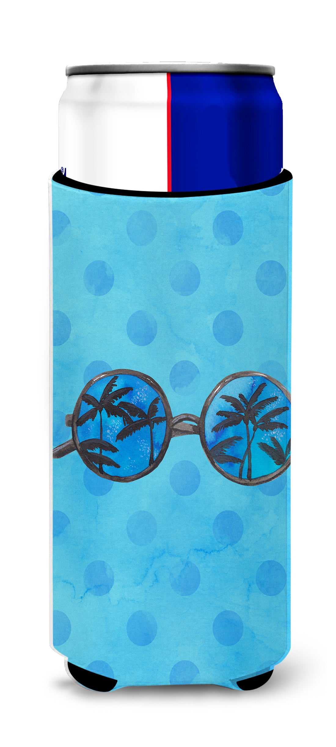 Sunglasses Blue Polkadot  Ultra Hugger for slim cans BB8176MUK