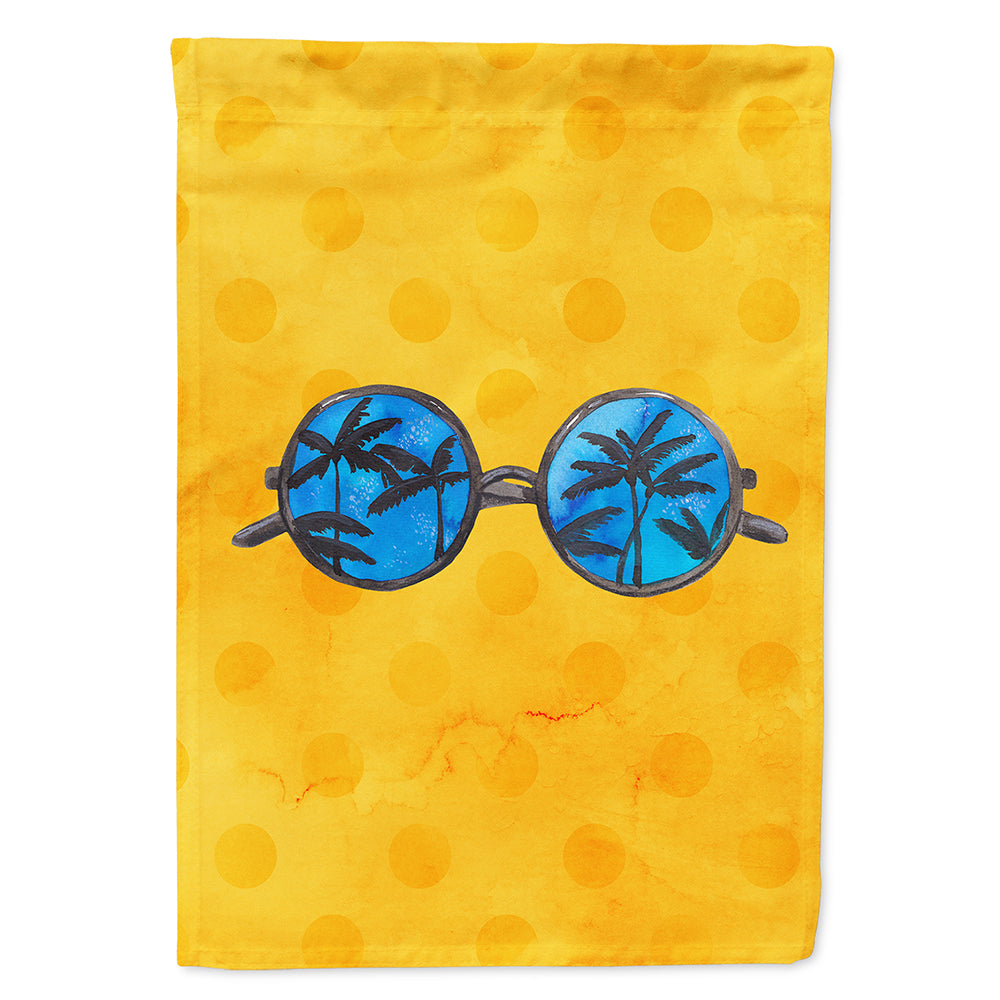 Sunglasses Yellow Polkadot Flag Canvas House Size BB8177CHF