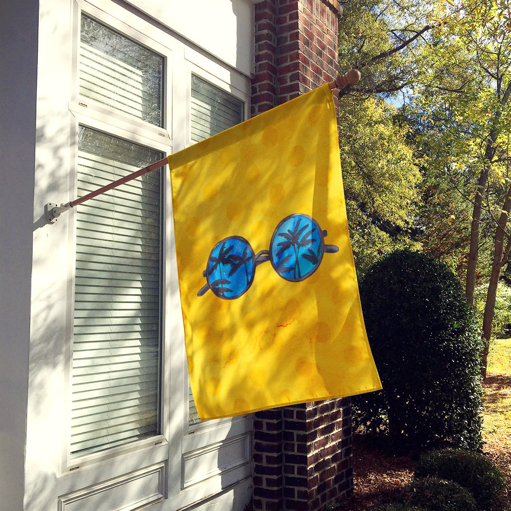 Sunglasses Yellow Polkadot Flag Canvas House Size BB8177CHF