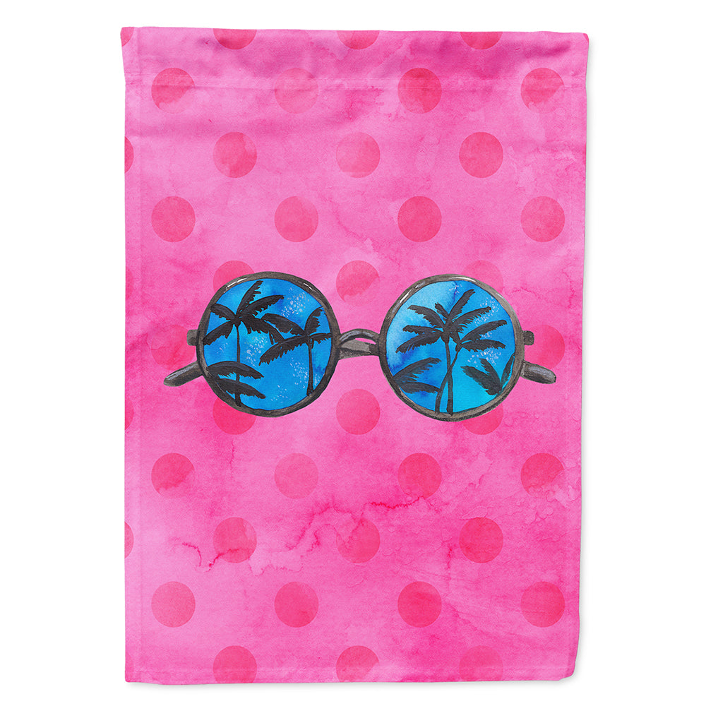 Sunglasses Pink Polkadot Flag Canvas House Size BB8179CHF  the-store.com.
