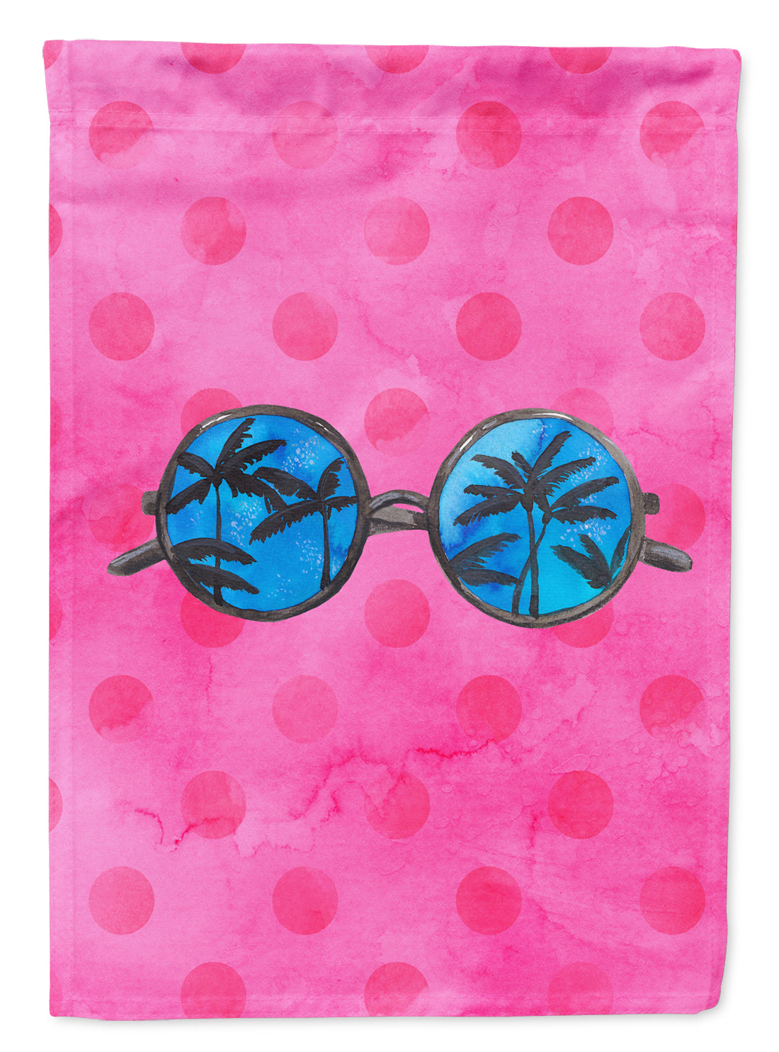 Sunglasses Pink Polkadot Flag Garden Size BB8179GF