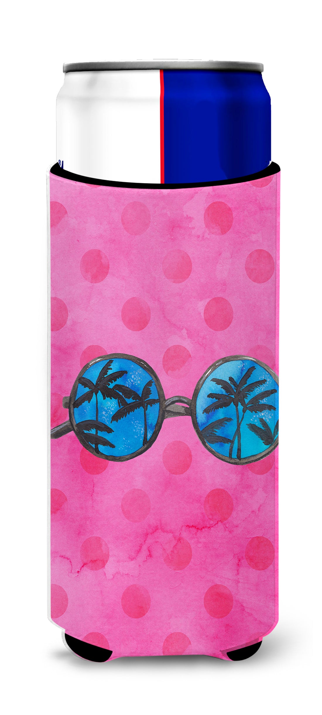 Sunglasses Pink Polkadot  Ultra Hugger for slim cans BB8179MUK
