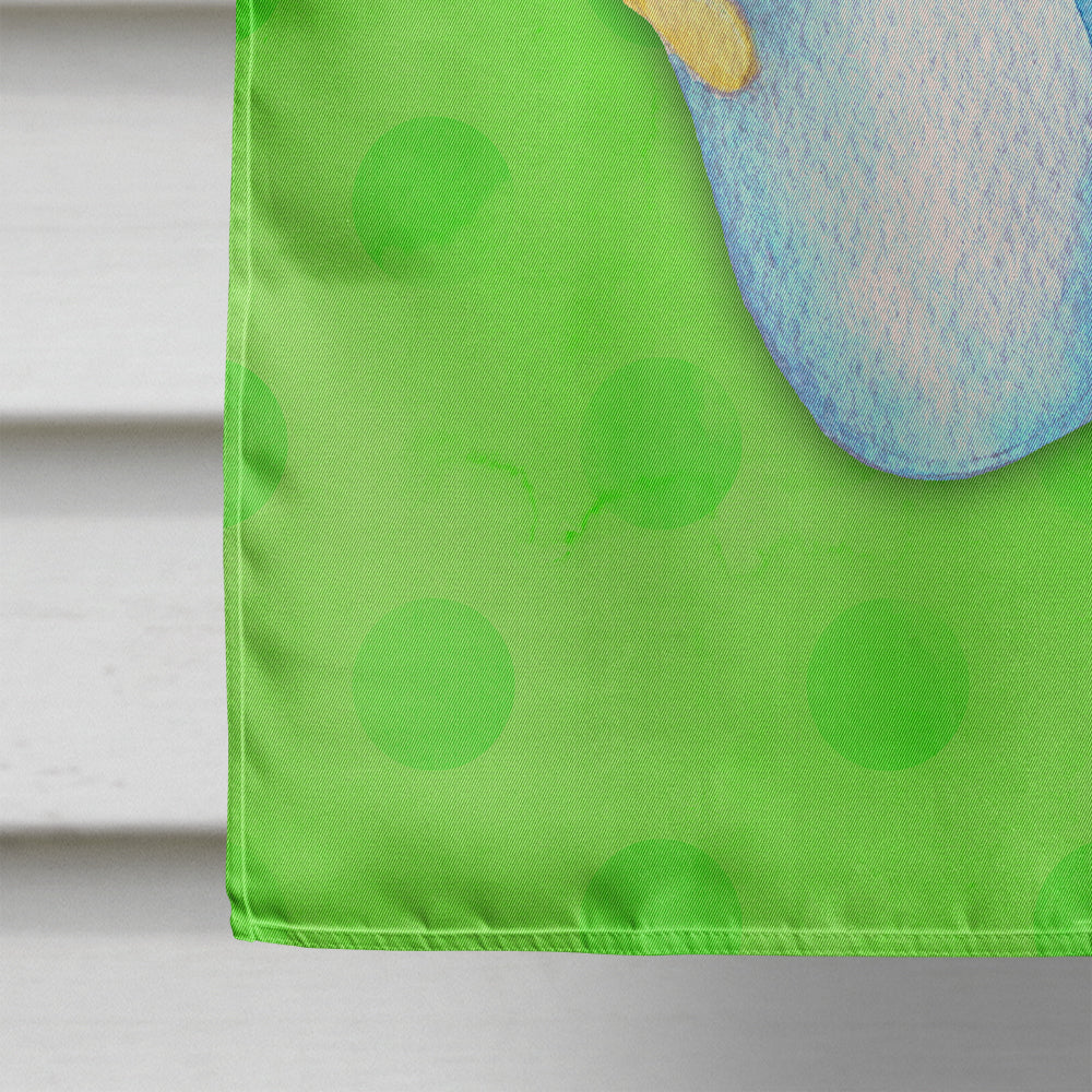 Flip Flops Green Polkadot Flag Canvas House Size BB8180CHF