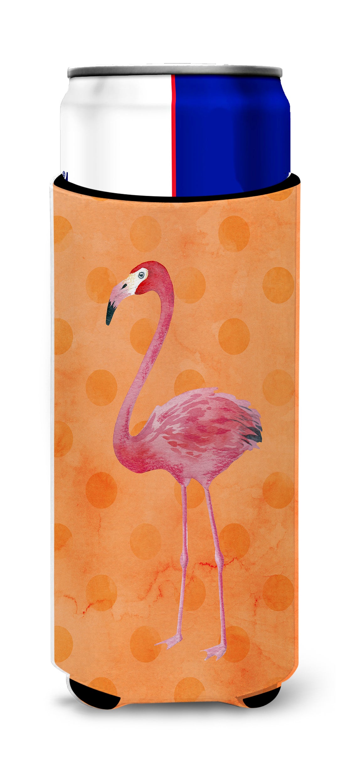 Flamingo Orange Polkadot  Ultra Hugger for slim cans BB8188MUK