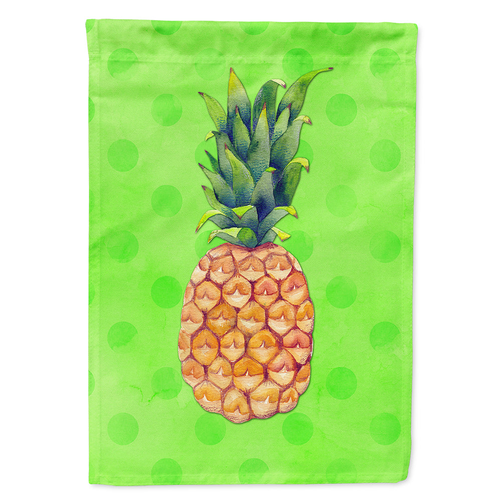 Pineapple Green Polkadot Flag Canvas House Size BB8190CHF