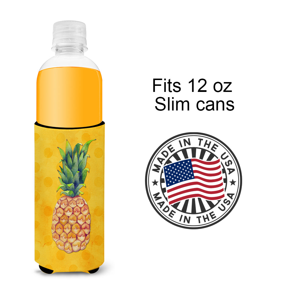 Pineapple Yellow Polkadot  Ultra Hugger for slim cans BB8192MUK  the-store.com.