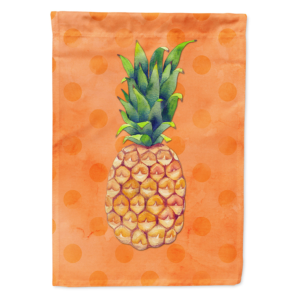 Pineapple Orange Polkadot Flag Canvas House Size BB8193CHF
