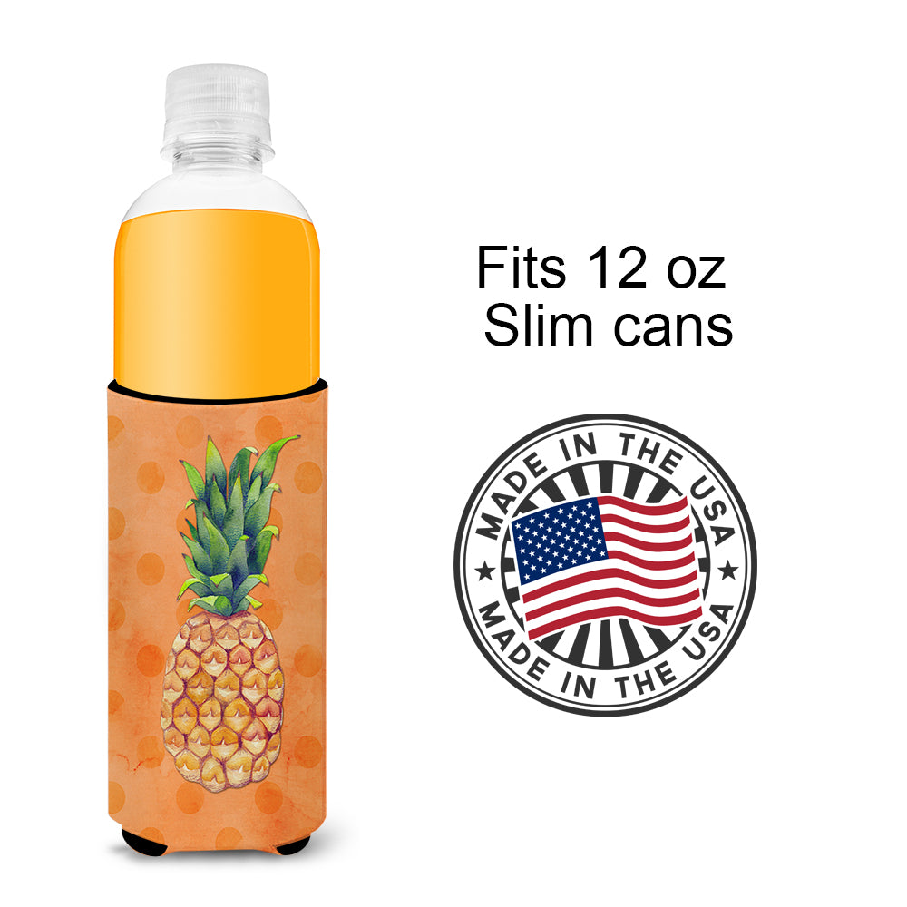 Pineapple Orange Polkadot  Ultra Hugger for slim cans BB8193MUK
