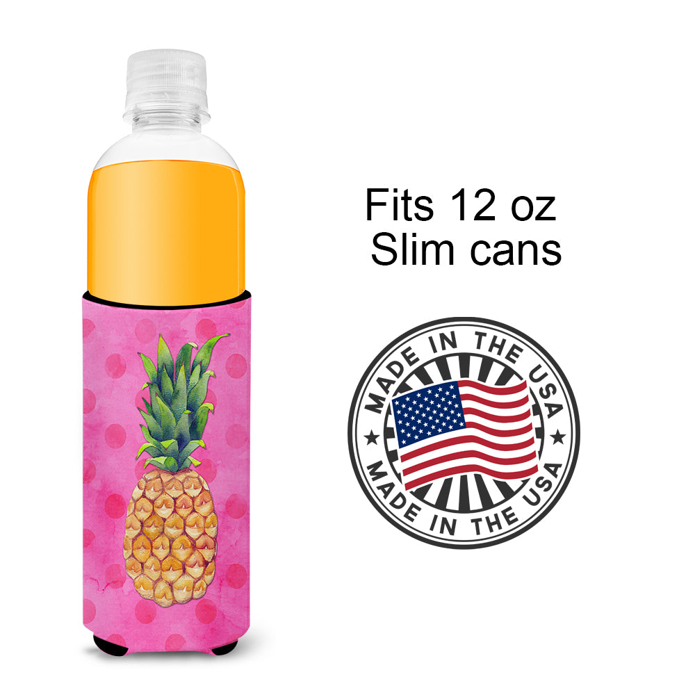 Pineapple Pink Polkadot  Ultra Hugger for slim cans BB8194MUK  the-store.com.
