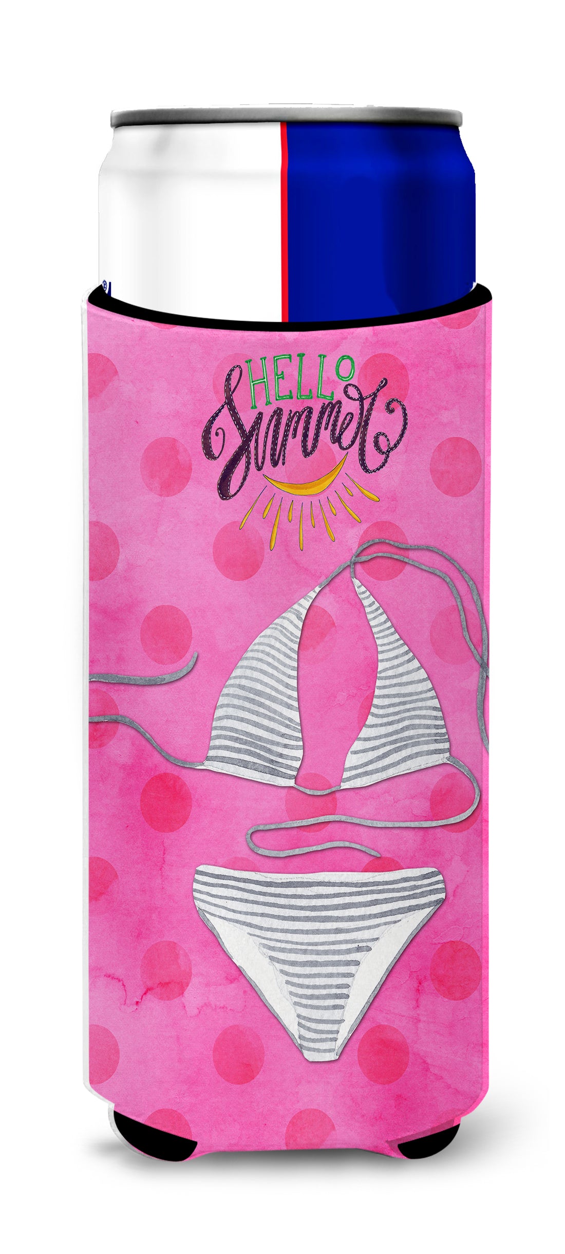 Bikini Swimsuit Pink Polkadot  Ultra Hugger for slim cans BB8199MUK