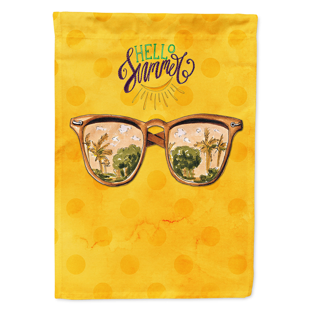 Beach Sunglasses Yellow Polkadot Flag Canvas House Size BB8207CHF