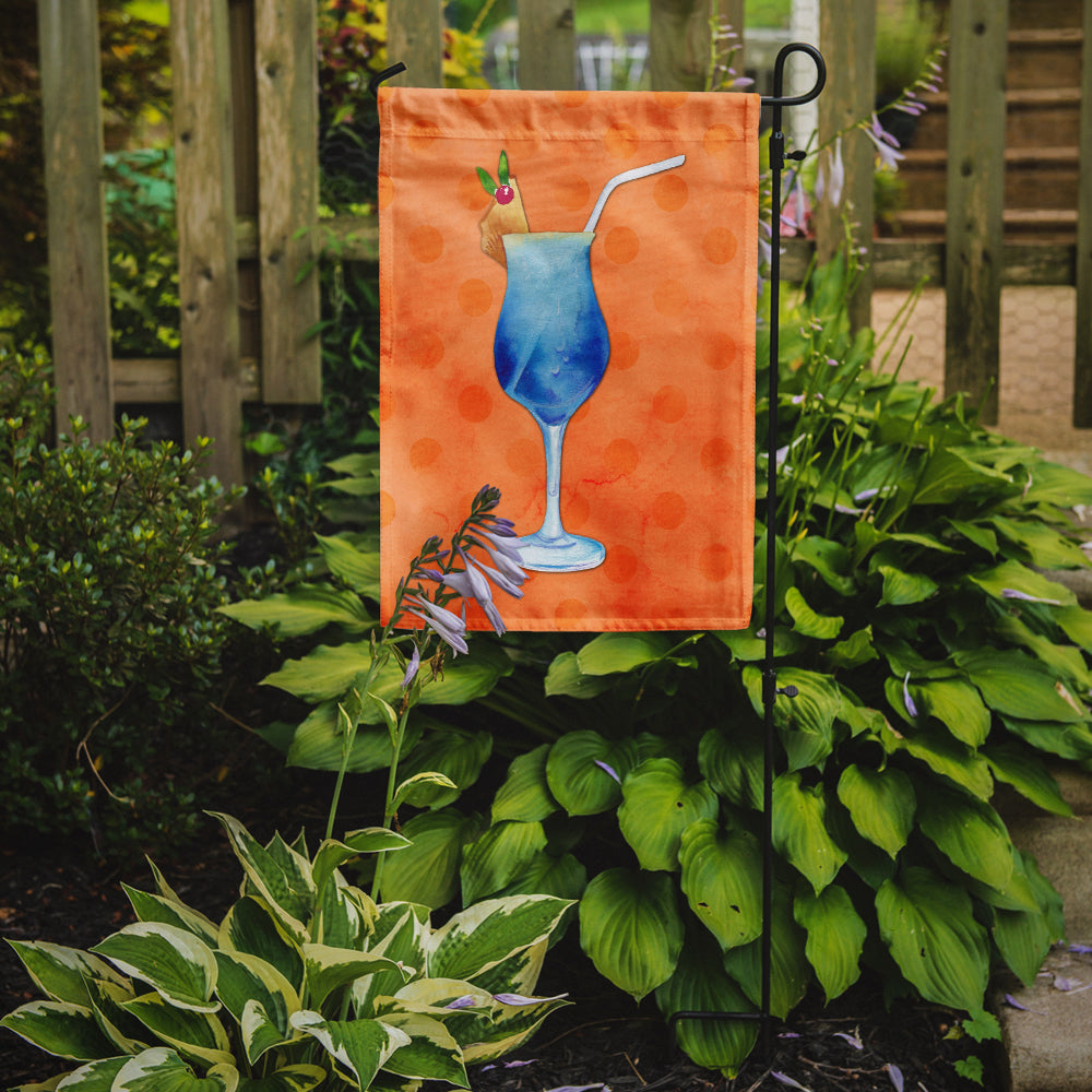 Summer Cocktail Orange Polkadot Flag Garden Size BB8233GF