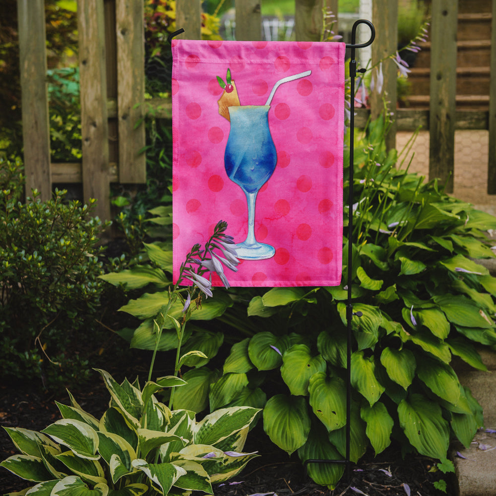 Summer Cocktail Pink Polkadot Flag Garden Size BB8234GF