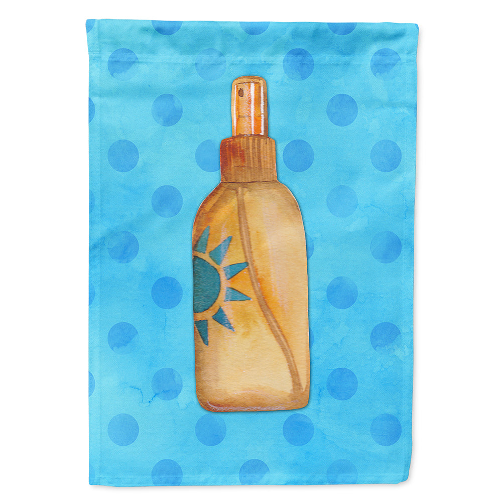 Message in a Bottle Blue Polkadot Flag Canvas House Size BB8261CHF  the-store.com.