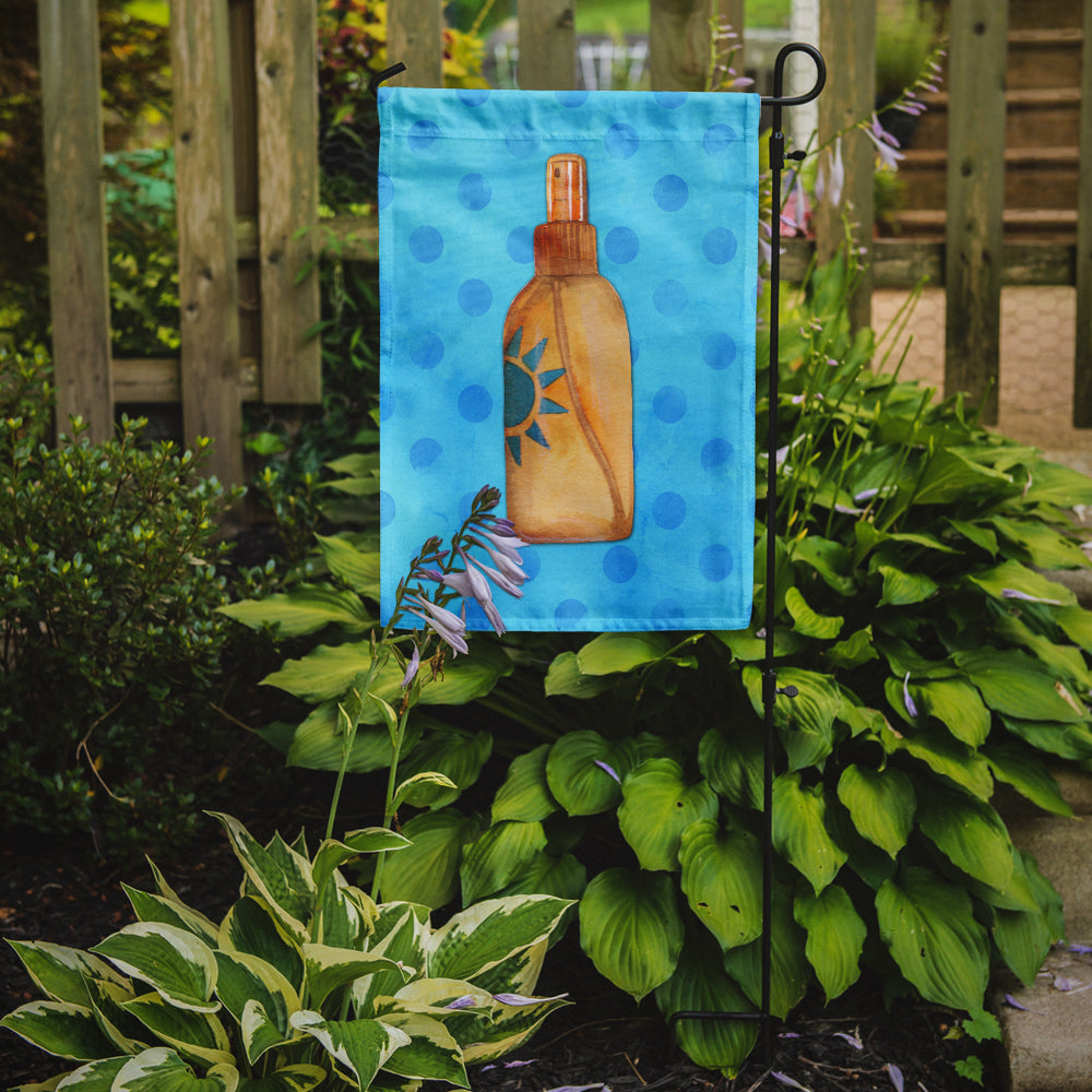 Message in a Bottle Blue Polkadot Flag Garden Size BB8261GF