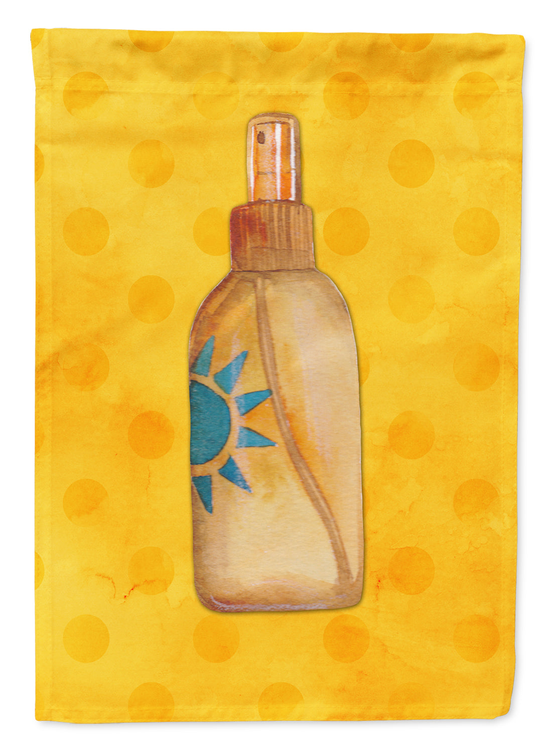 Message in a Bottle Yellow Polkadot Flag Garden Size BB8262GF  the-store.com.