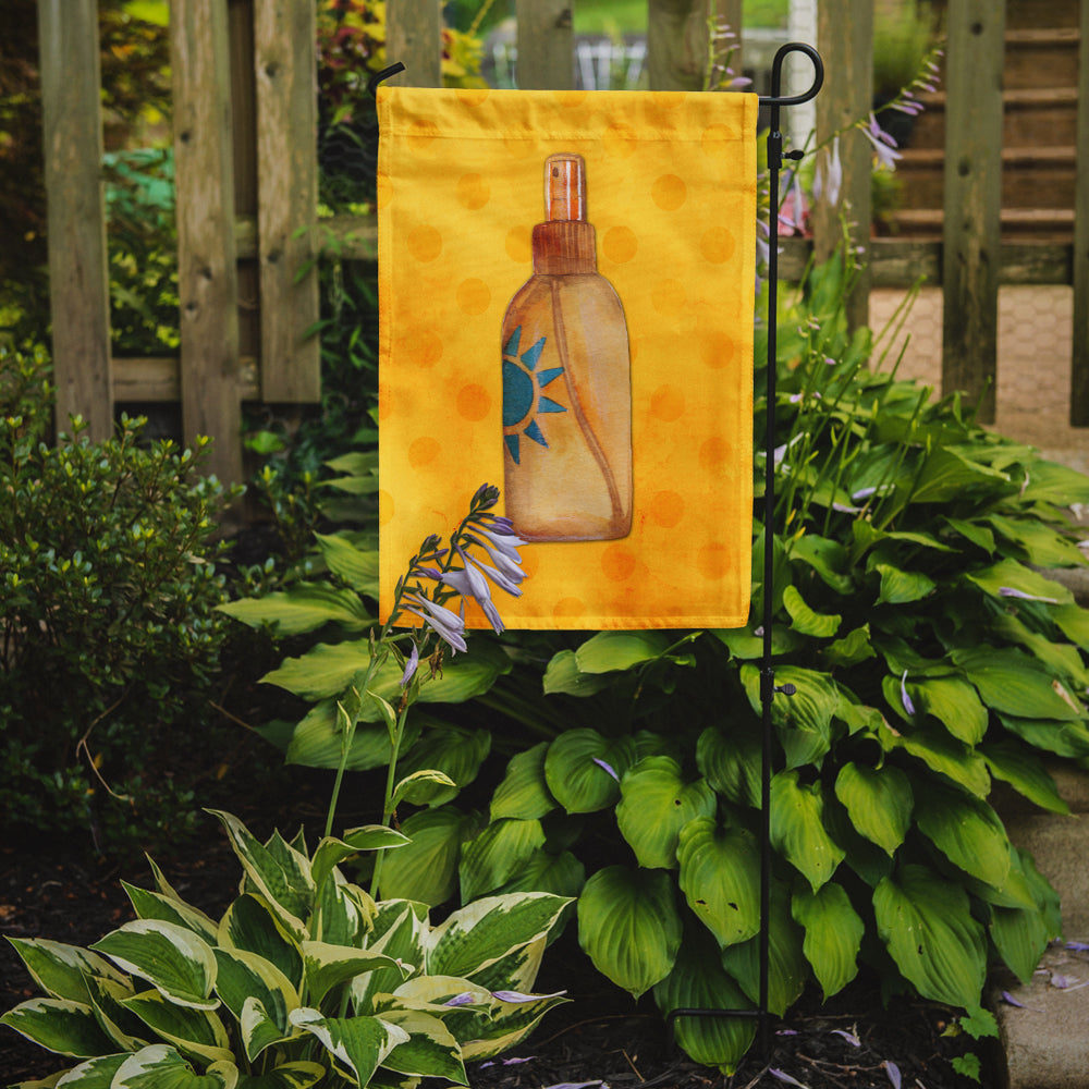 Message in a Bottle Yellow Polkadot Flag Garden Size BB8262GF