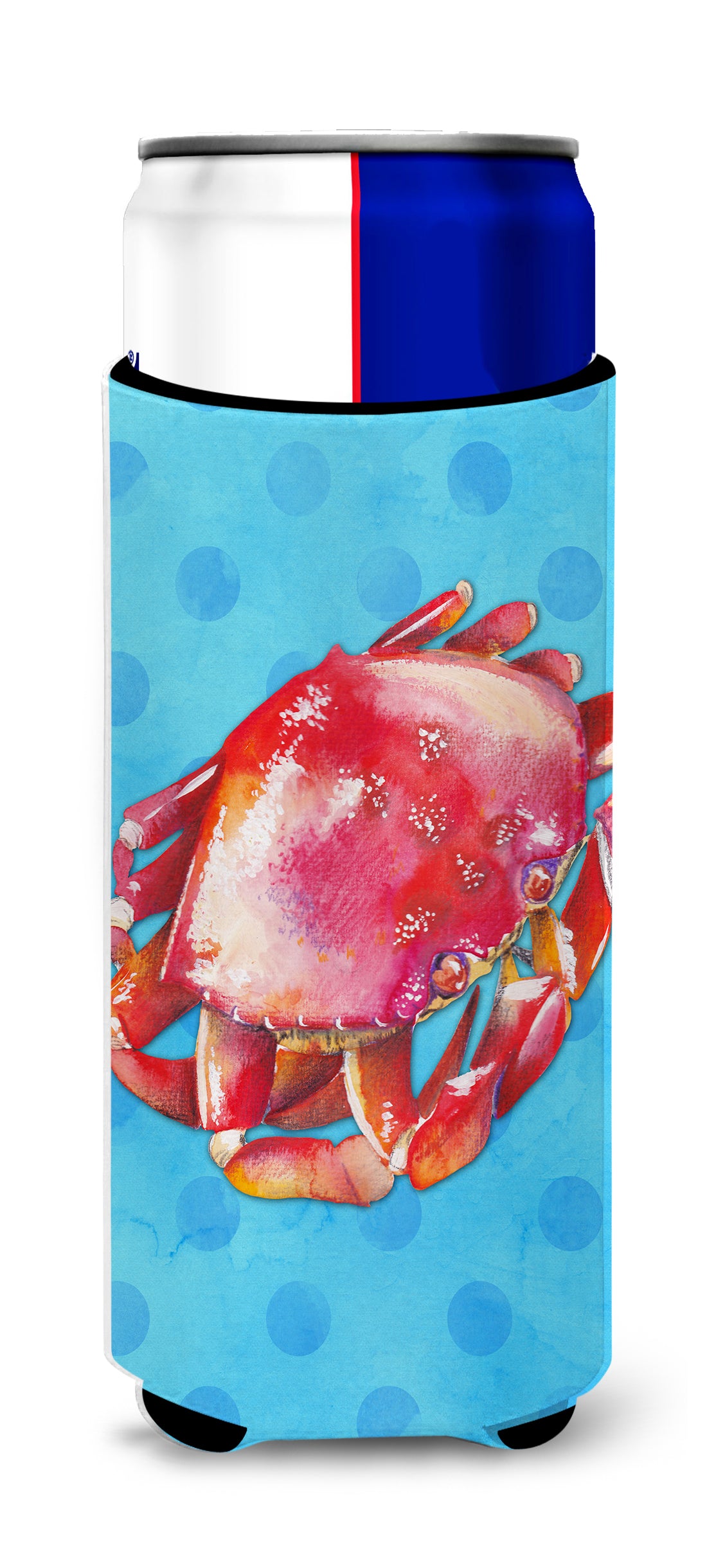 Crab Blue Polkadot  Ultra Hugger for slim cans BB8266MUK