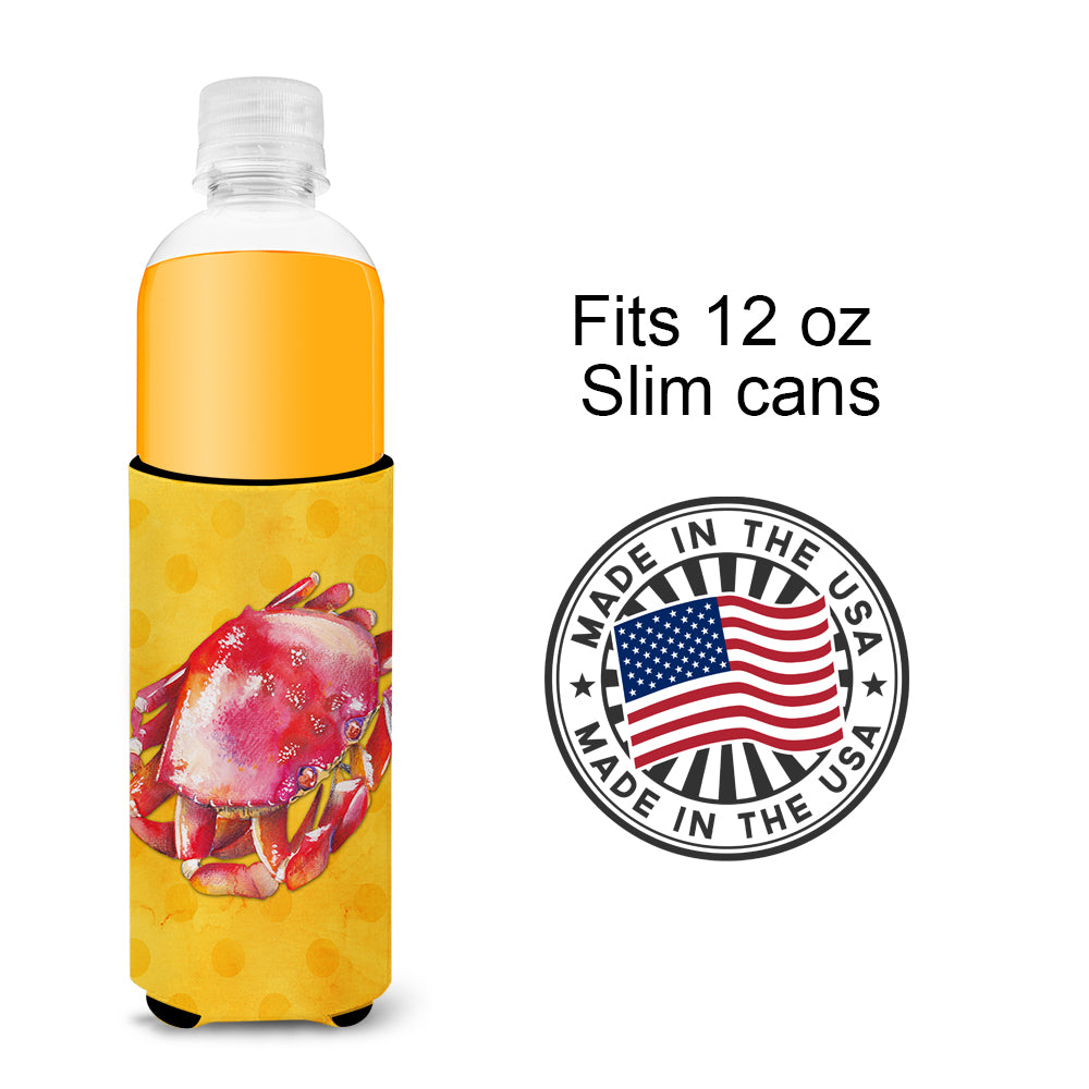 Crab Yellow Polkadot  Ultra Hugger for slim cans BB8267MUK