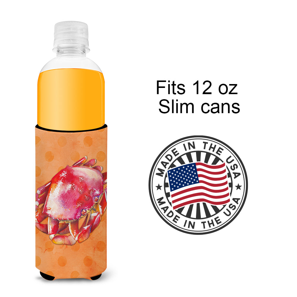 Crab Orange Polkadot  Ultra Hugger for slim cans BB8268MUK