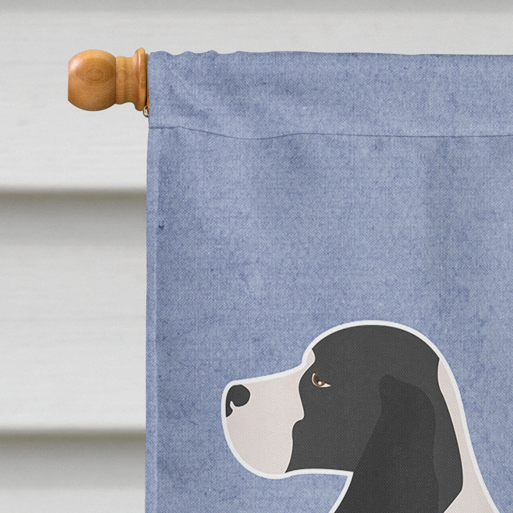 English Springer Spaniel Welcome Flag Canvas House Size BB8273CHF