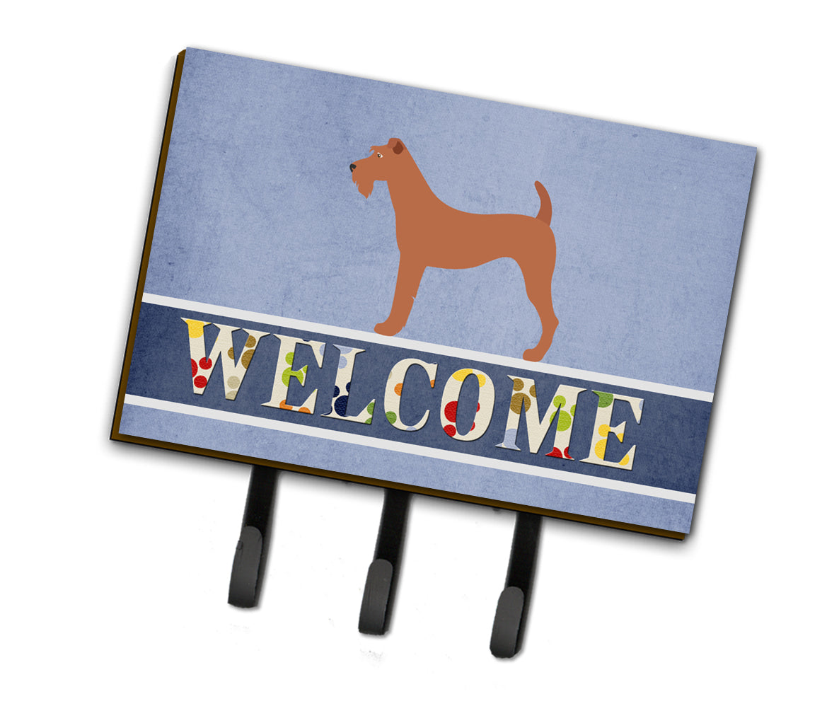 Irish Terrier Welcome Leash or Key Holder BB8276TH68