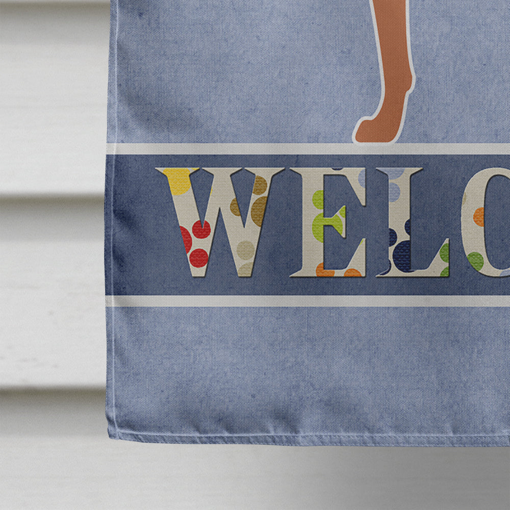 Rhodesian Ridgeback Welcome Flag Canvas House Size BB8277CHF  the-store.com.