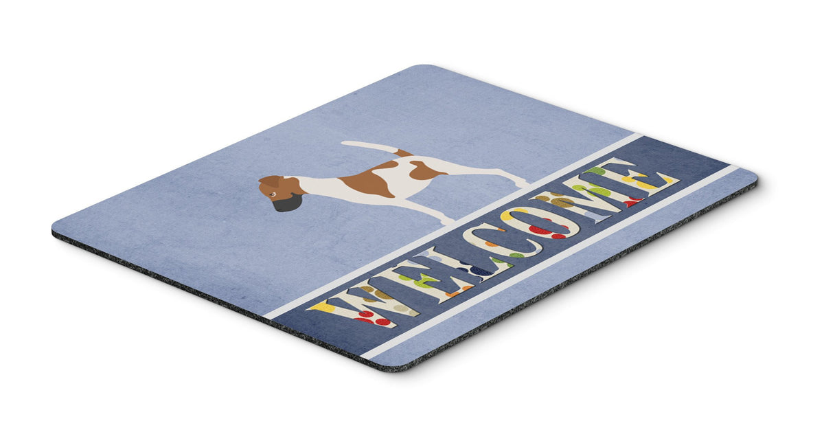 Smooth Fox Terrier Welcome Mouse Pad, Hot Pad or Trivet BB8279MP by Caroline&#39;s Treasures
