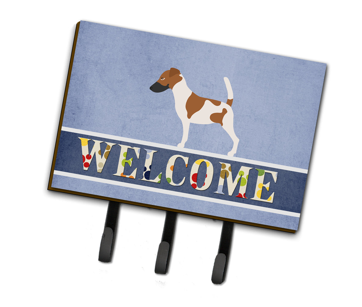 Smooth Fox Terrier Welcome Leash or Key Holder BB8279TH68