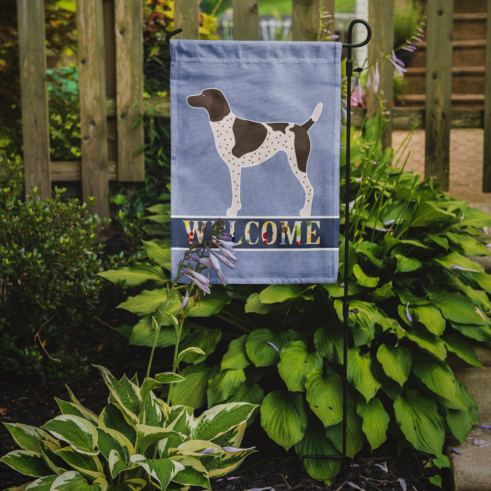German Shorthaired Pointer Welcome Flag Garden Size BB8283GF  the-store.com.