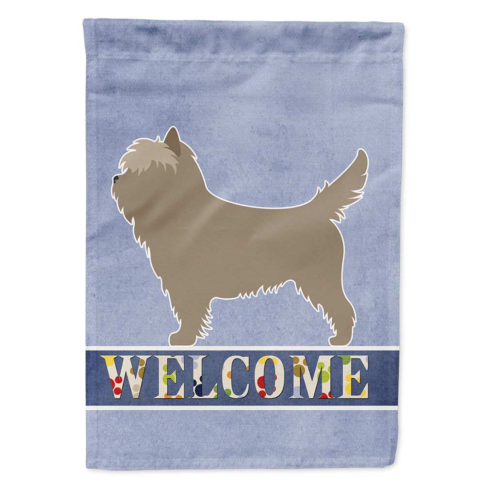 Cairn Terrier Welcome Flag Canvas House Size BB8286CHF  the-store.com.