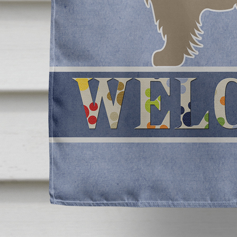 Cairn Terrier Welcome Flag Canvas House Size BB8286CHF