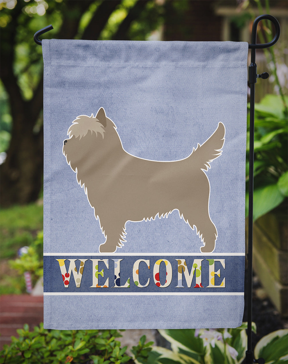 Cairn Terrier Welcome Flag Garden Size BB8286GF