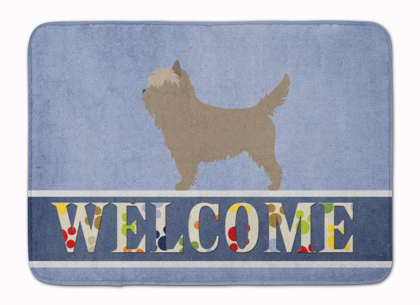 Cairn Terrier Welcome Machine Washable Memory Foam Mat BB8286RUG - the-store.com