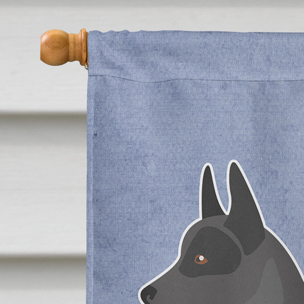 Australian Cattle Dog Welcome Flag Canvas House Size BB8289CHF