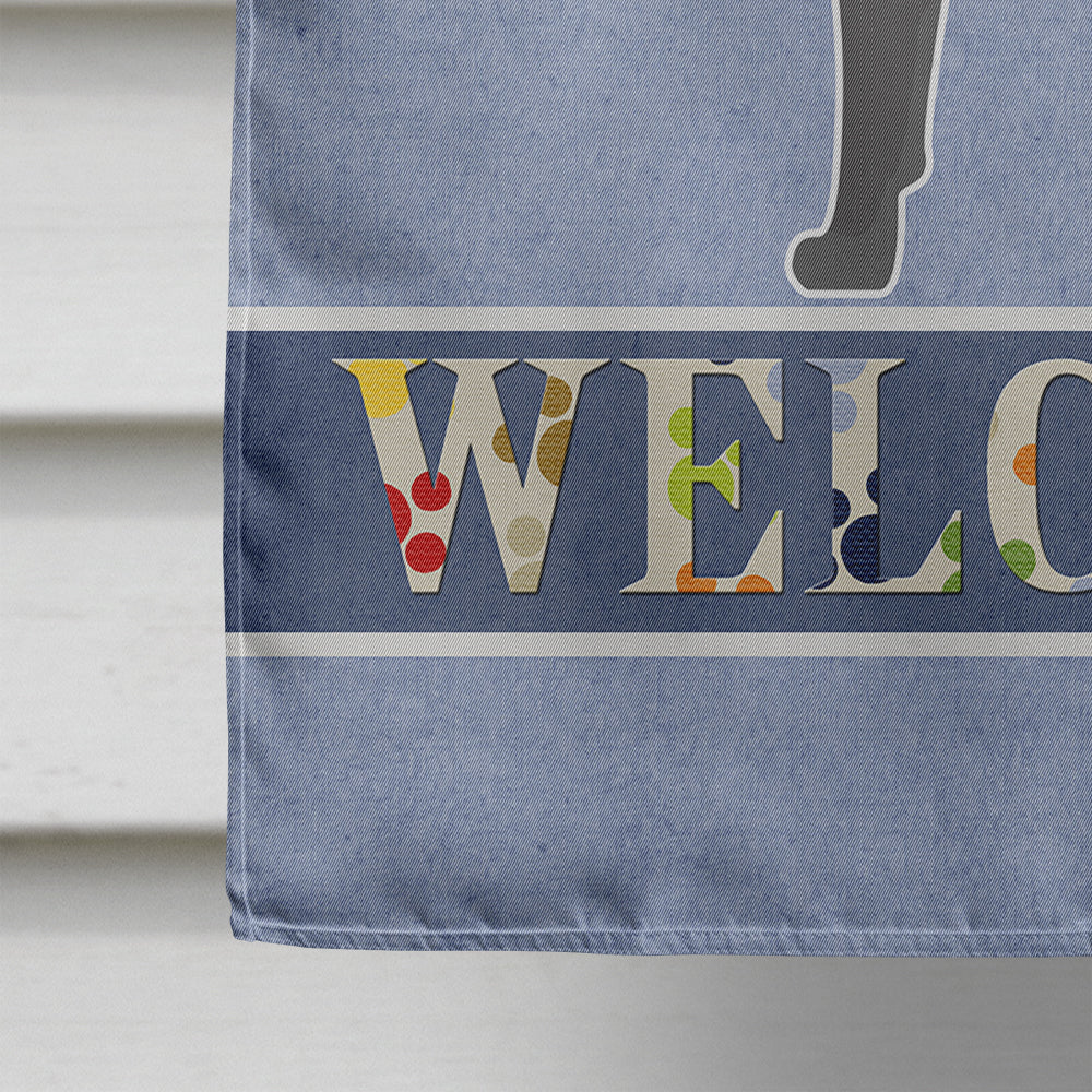 Australian Cattle Dog Welcome Flag Canvas House Size BB8289CHF  the-store.com.