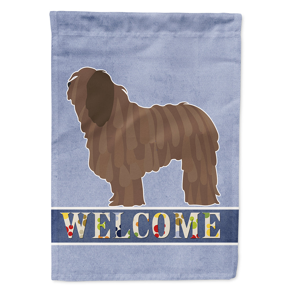Bergamasco Shepherd Welcome Flag Canvas House Size BB8291CHF  the-store.com.