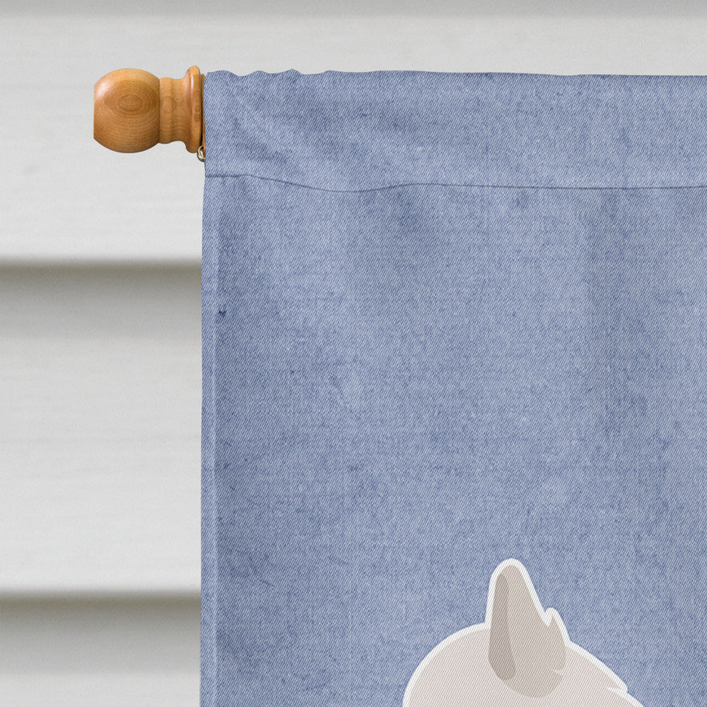 Berger Blanc Suisse Welcome Flag Canvas House Size BB8292CHF  the-store.com.