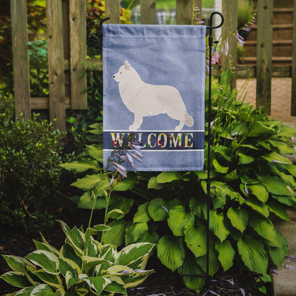 Berger Blanc Suisse Welcome Flag Garden Size BB8292GF  the-store.com.