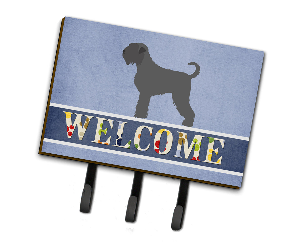 Black Russian Terrier Welcome Leash or Key Holder BB8293TH68