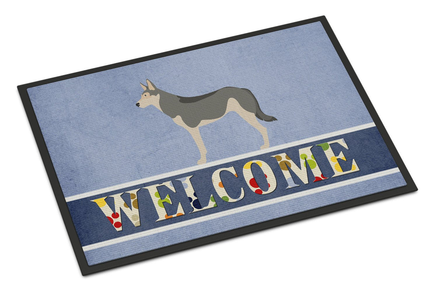 Saarloos Wolfdog Welcome Indoor or Outdoor Mat 24x36 BB8296JMAT by Caroline's Treasures