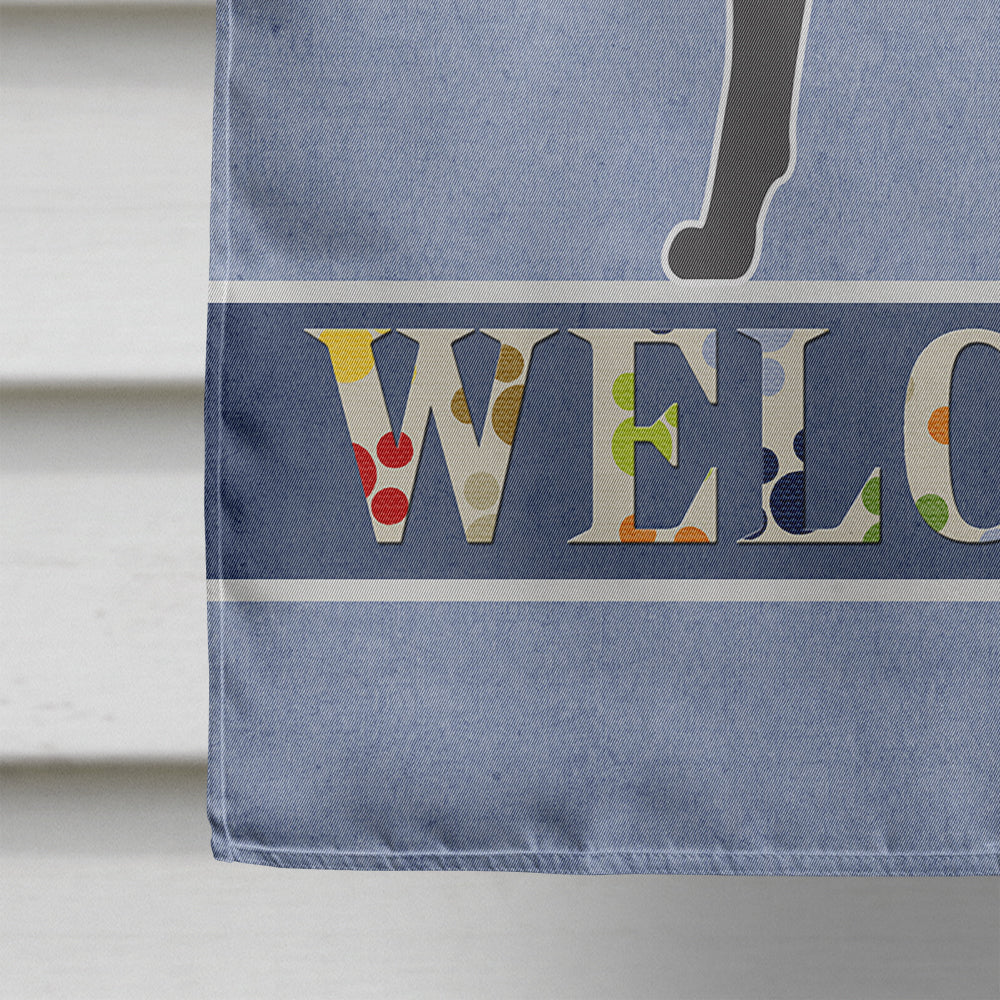 Malinois Welcome Flag Canvas House Size BB8299CHF
