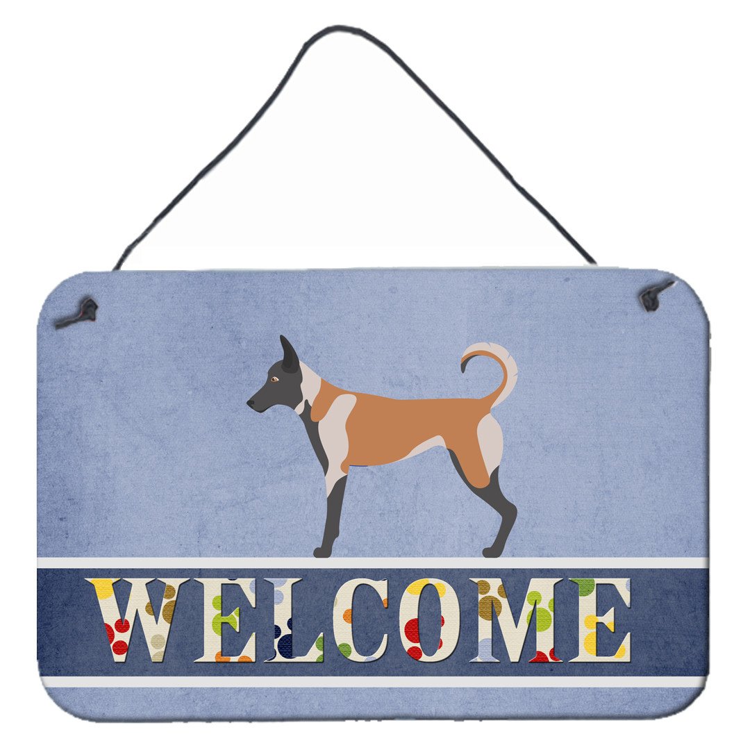 Malinois Welcome Wall or Door Hanging Prints BB8299DS812 by Caroline's Treasures