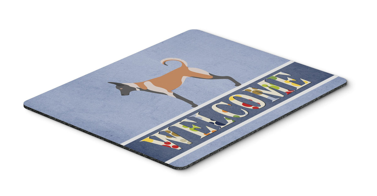 Malinois Welcome Mouse Pad, Hot Pad or Trivet BB8299MP by Caroline&#39;s Treasures