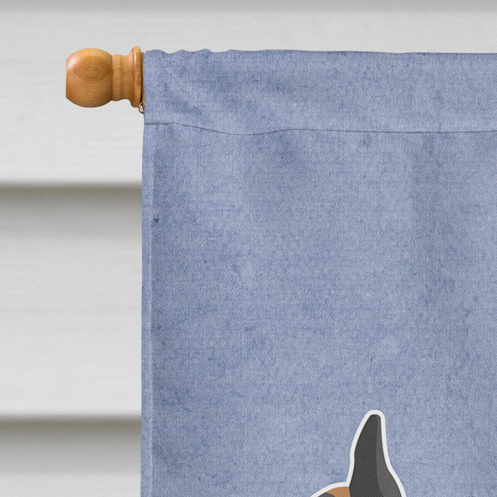 Dutch Shepherd Welcome Flag Canvas House Size BB8300CHF  the-store.com.
