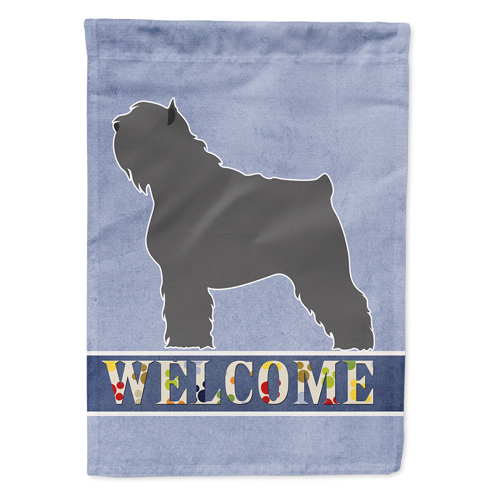 Bouvier des Flandres Welcome Flag Canvas House Size BB8302CHF