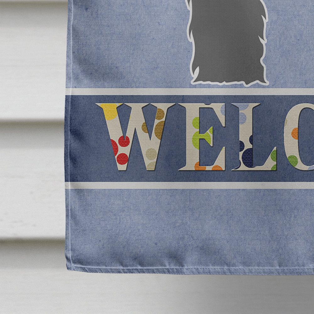 Bouvier des Flandres Welcome Flag Canvas House Size BB8302CHF  the-store.com.