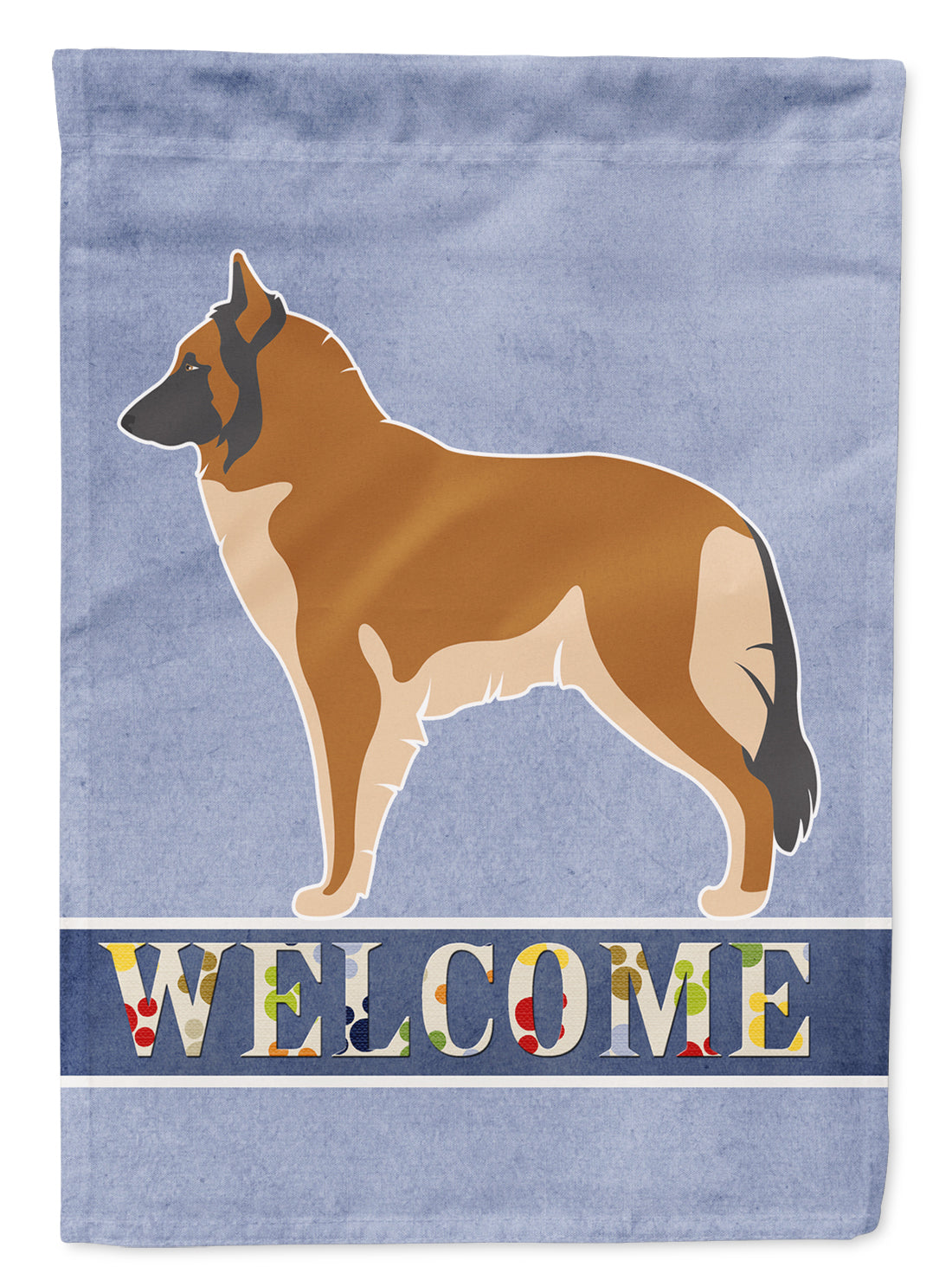Belgian Tervuren Welcome Flag Canvas House Size BB8303CHF