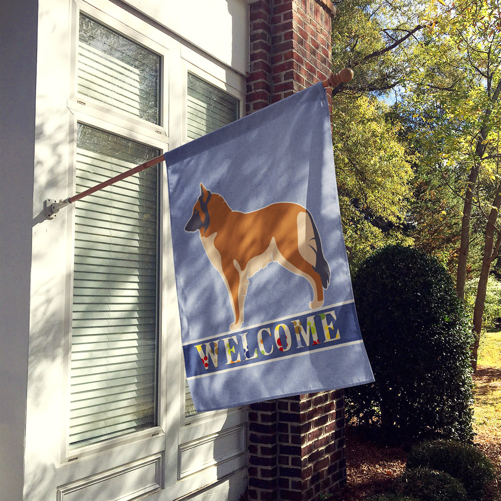 Belgian Tervuren Welcome Flag Canvas House Size BB8303CHF  the-store.com.