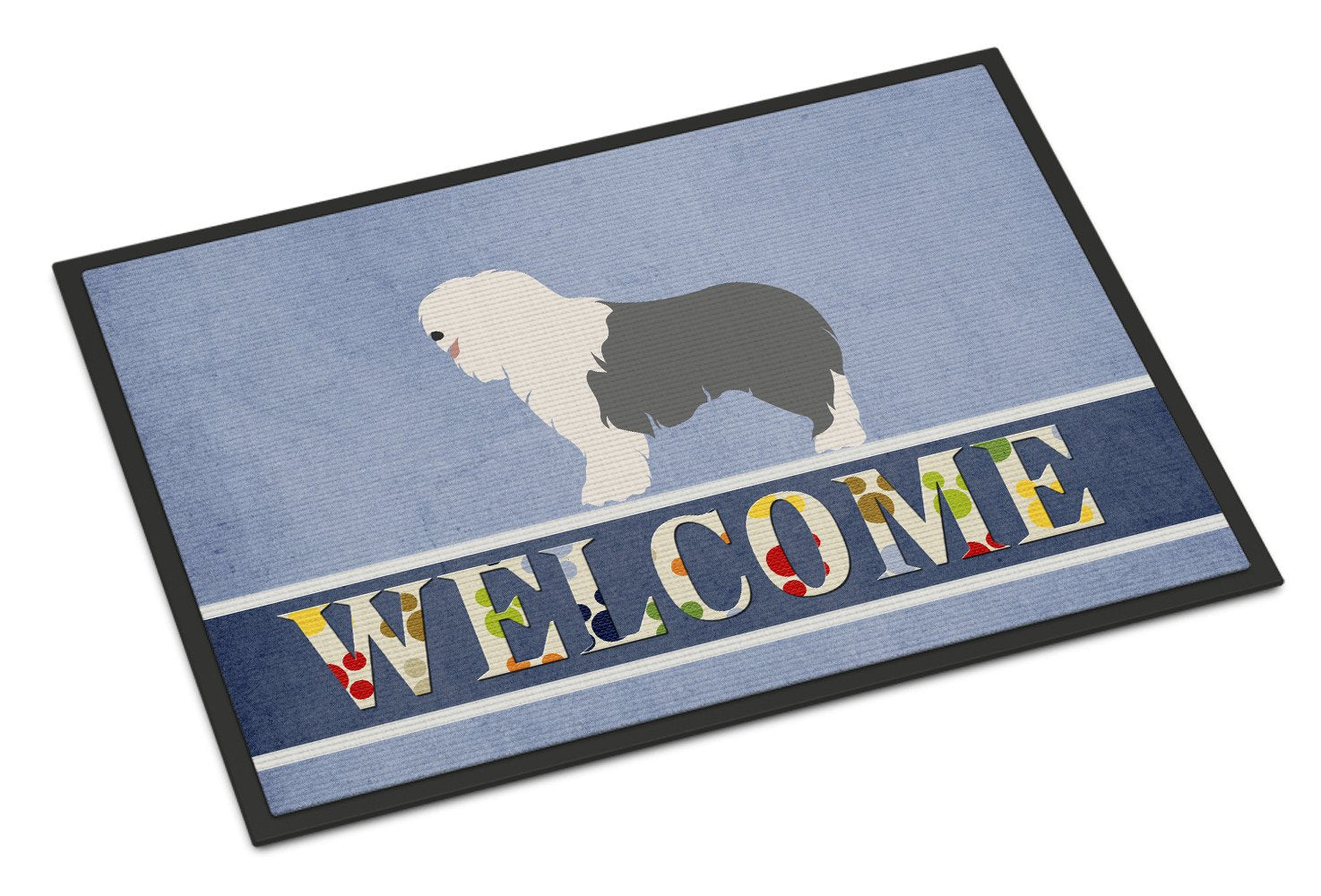 Old English Sheepdog Welcome Indoor or Outdoor Mat 24x36 BB8304JMAT by Caroline's Treasures